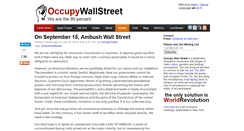 Desktop Screenshot of occupywallst.org
